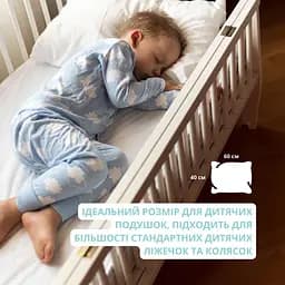 Наволочка на подушку Ideia Papaella 40х60 см бязь м'ятна 2 шт. (8000035452_м'ята) - мініатюра 5