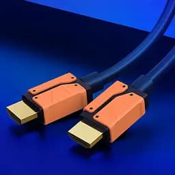 Кабель Hagibis HM04 HDMI to HDMI 2.1 2m Black/Orange [606522] [136952] - мініатюра 3