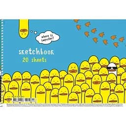 Альбом для малювання Star Гусі PB-SC-020-8543 20 аркушів Різнокольоровий