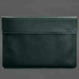 Шкіряний чохол-конверт BlankNote на магнітах для MacBook Pro 15 (2023) Зелений - мініатюра 4