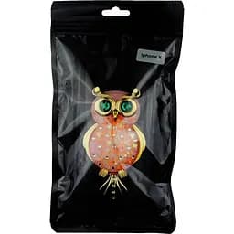 Чохол-накладка Toto TPU Case Decorative Stones IPhone X Owl Black - мініатюра 2