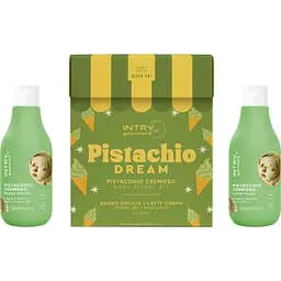 Набір INTRA Creamy pistachio Кремова фісташка: гель-крем для душу та ванни 250 мл + лосьйон для тіла 250 мл