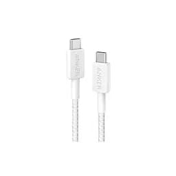 Кабель Anker 322 USB-C - USB-C, 1.8 м, White (A81F6H21)