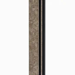 Рейка декоративна Wall Sticker PS 2900х120х12 мм Сіро-коричневий із золотими вкрапленнями SW-00002138 - мініатюра 5