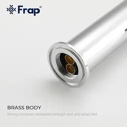 Змішувач для умивальника Frap F1071-2, Хром - мініатюра 5