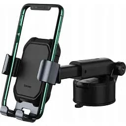 Автомобільний тримач холдер Baseus Tank Gravity Car Mount Holder with Suction Base SUYL-TK01 Black - мініатюра 6