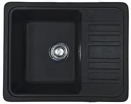 Кухонна мийка Adamant Small 570x455x180 чорний металік 440223, Чорний