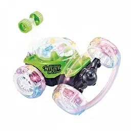 Радіокерована машина-перевертиш 360° CD-TJ 005-01, акумулятор 3.6V, з підсвічуванням та музикою, Зелена