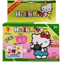 Конструктор Котик Bambi SL8902 фигурка Китти подставка оборудование аксессуари Вид 2