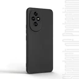 Чехол-накладка для смартфона Honor 200, противоударный, силиконовый, термополиуретановый (ТПУ), с защитой камеры и корпуса, черный, защита всего корпуса, ArmorStandart (ARM80646) - мініатюра 2
