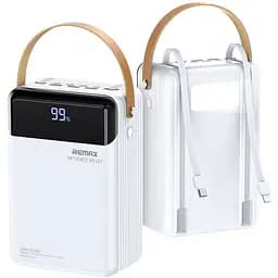 Портативная батарея Remax RPP-566 80000mAh Power Bank PD20W+QC22.5W White