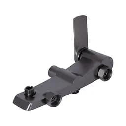 Душова система для душу Qtap Slavonice на два споживача QTSLA110GMB45913 Gunmetal Black PVD, Шліфований чорний хром - мініатюра 7