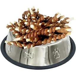 Ласощі для собак Lucky Star Великі крученики з куркою 13 см 200 г (RM041S)