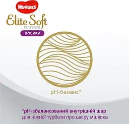 Підгузки-трусики Huggies Elite Soft Platinum 5 (12-17 кг), 38 шт. (865932) - мініатюра 7