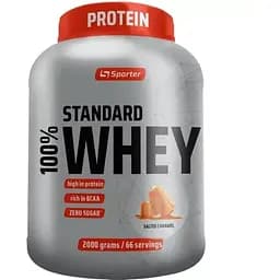 Сироватковий протеїн Sporter 100% Standard Whey 2 кг Солона карамель