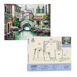 Набір з алмазною мозаїкою "Венеціанський міст", 40*50 см, IDEA2-CK1623