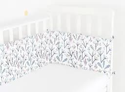 Бортики в дитяче ліжечко 30x120 FLOWERS, рожевий (WeltBed_BushRose_30x120) - мініатюра 2