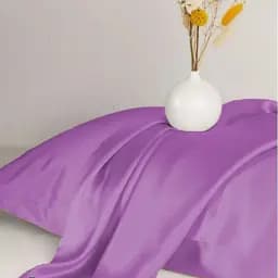 Простирадло на гумці MirSon Satin Light Pro 10-018 Lilac 60x120 см фіолетове (2200011023809) - мініатюра 4