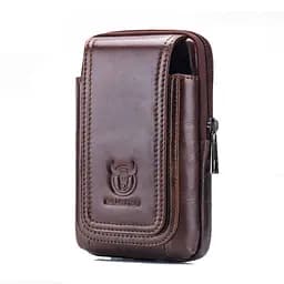 Шкіряна чоловіча сумка на пояс BULL 17,5х11х4 см nsa0001231