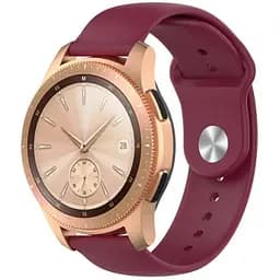 Ремінець DK CDK для Xiaomi Mijia Quartz Watch 20mm Silicone Sport Band (011908) (red wine) - мініатюра 3