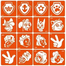 Набор трафаретов для био-папа Fixies + Paw patrol fixies-paw-patrol-16