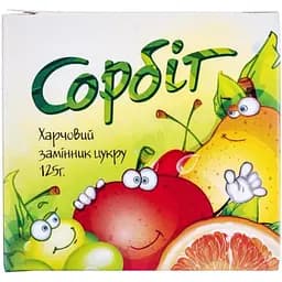 Харчовий замінник цукру Golden pharm Сорбіт, порошок, 125 г