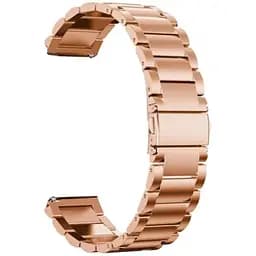 Металлический ремешок Primo для часов Xiaomi Amazfit GTR 47 мм Rose Gold