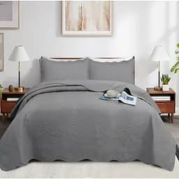 Покрывало Soho Circle Cream 220x240 см серое (A120118)