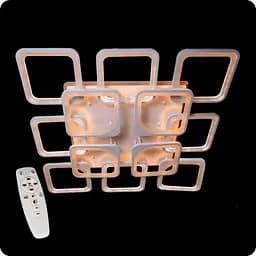 Люстра світлодіодна 517 Dlight 3color з пультом 385Вт Білий (01379)