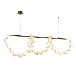 Люстра LED Levistella 7813177 (1500) AB, 33W, 3000K, бронзовий метал, стельова, сучасний стиль - мініатюра 2