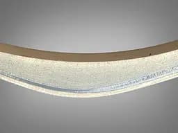 Стельова LED люстра Diasha MX86672/600+400CG шампань 105 Вт з пультом - мініатюра 4