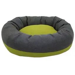 Лежак Matys Магнус овал, №1, 50х40х22 см, салатовий з сірим