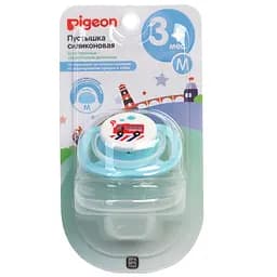 Пустушка Pigeon Автобус, розмір М, блакитний (26983)