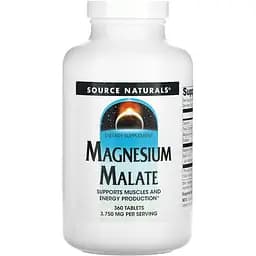 Магний малат Source Naturals Magnesium Malate 1250 мг 360 таблеток