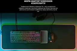 Клавиатура игровая мембранная бесшумная STEELSERIES APEX3 UA TKL RGB Whisper Quiet gaming switches - мініатюра 8