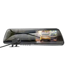 Автомобільний відеореєстратор Hoco DV4 4.5 Rearview Xiaomirror Driving Recorder (Dual-channel) Iron Grey