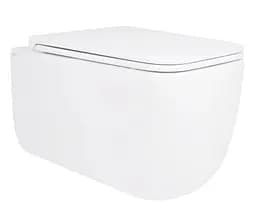 Унитаз подвесной Qtap Gemini Ultra Quiet, с сиденьем Slim Duroplast/Soft-close/Quick Release QT2533076EUQW