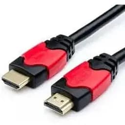 Кабель Atcom HDMI-HDMI Red/Gold пакет длина 2 м ver 1.4