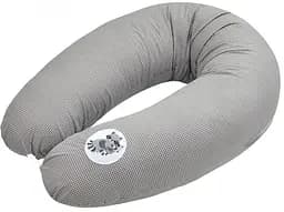 Подушка для вагітних та годування Papaella, 170х30 см, сірий (8-33266)