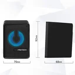 Комп'ютерні колонки Fantech GS203 Beat з RGB-підсвічуванням чорні (21542-01_411) - мініатюра 2