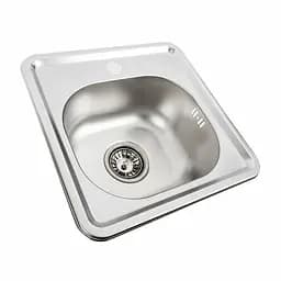 Кухонна мийка з нержавіючої сталі Platinum декор 3838 (0,6/160 мм), Decor - мініатюра 4