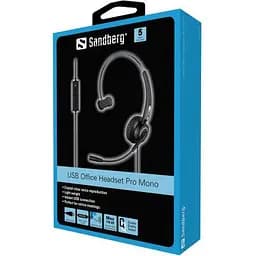 Навушники Sandberg USB Office Headset Pro Mono (126-14) - мініатюра 2