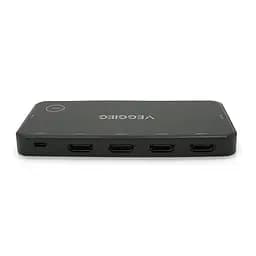 HDMI свіч Veggieg V-HD05 4kx2k, 5x1 портів, з USB-кабелем і пультом дистанційного керування, Black, Blister - мініатюра 4