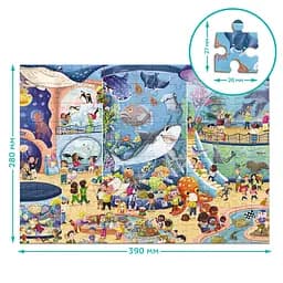 Дитячий віммельпазл "Музей Океанаріум" DoDo Toys 300641, 150 елементів - мініатюра 4