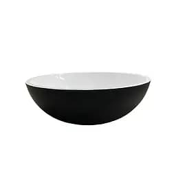 Раковина Adamant Kreis Ø42 см black/white glossy 100003873, Чорний - мініатюра 2
