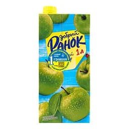 Нектар Добрий Ранок яблучний 1 л - мініатюра 2