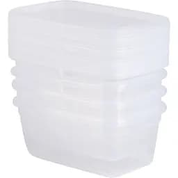 Набір контейнерів Violet House Pratic 0.2 л 4 шт. (0505 PRATIC /НАБОР 4 шт /квадр./0.2л)