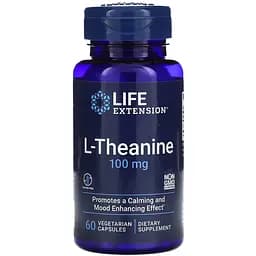 Амінокислота Life Extension L-Theanine 100 мг 60 капсул