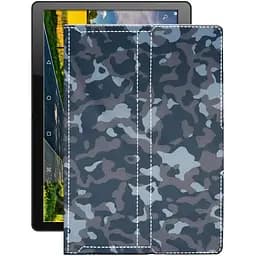 Чохол StatusCASE з екошкіри для планшету Hoozo X1001 Full HD Хаки-синій