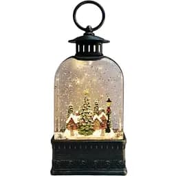 Новогодний ночник Xmas WDL-23013Е Винтажный ночник с эффектом снежного вихря от батареек